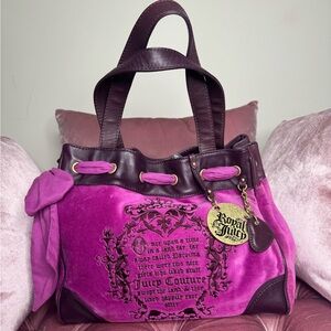 JUICY COUTURE GRAPE DAYDREAMER BAG